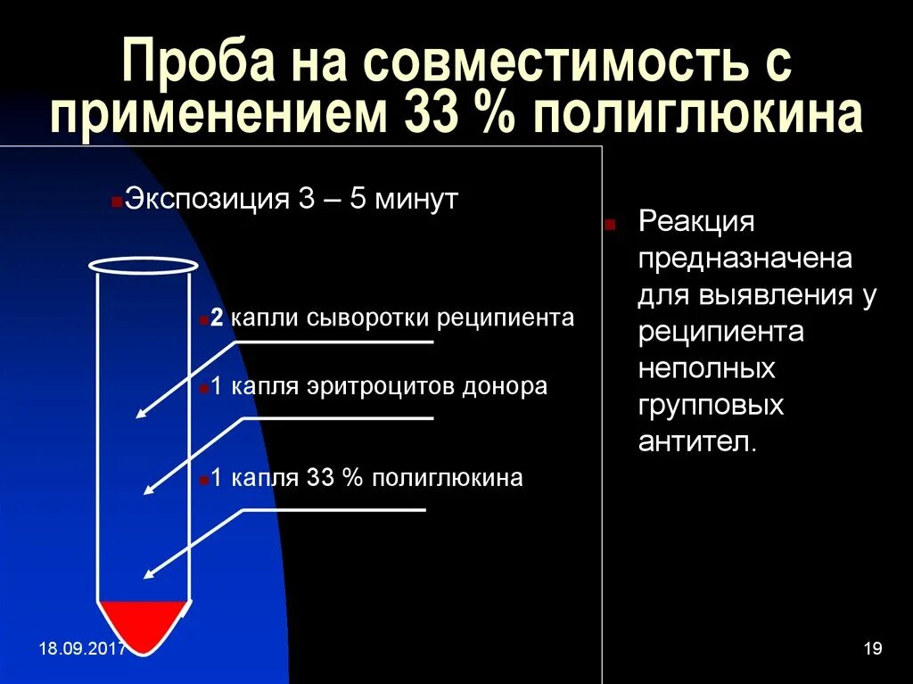 Техника проведения проб на совместимость при переливании крови. Определение пробы на совместимость крови. Постановка проб на совместимость при гемотрансфузиях. Переливание крови проба на индивидуальную совместимость. Пробы на совместимость при переливании крови