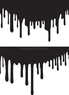 Dripping black