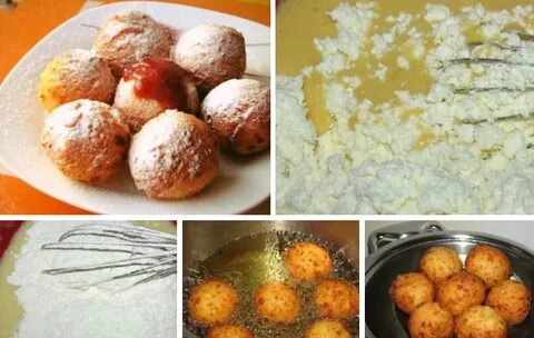 Пончики из творога домашний рецепт
