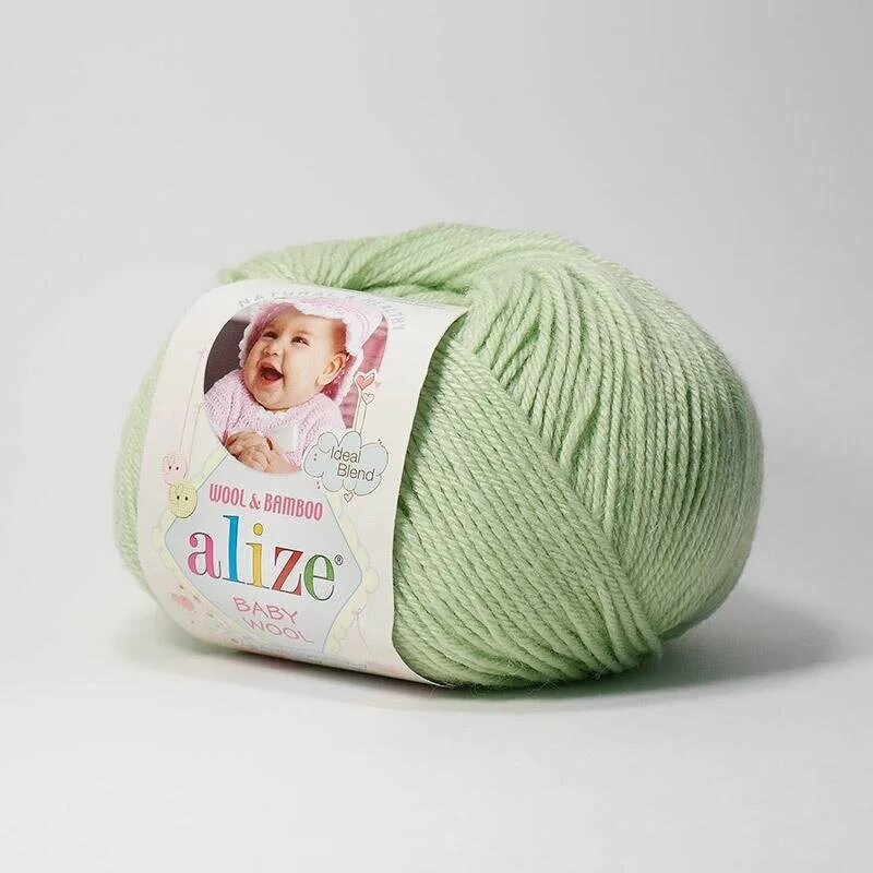 Пряжа Ализе Беби вул 41. Пряжа Ализе Беби вул. Пряжа Alize Baby Wool (187). Ализе бэби вул мята 41.