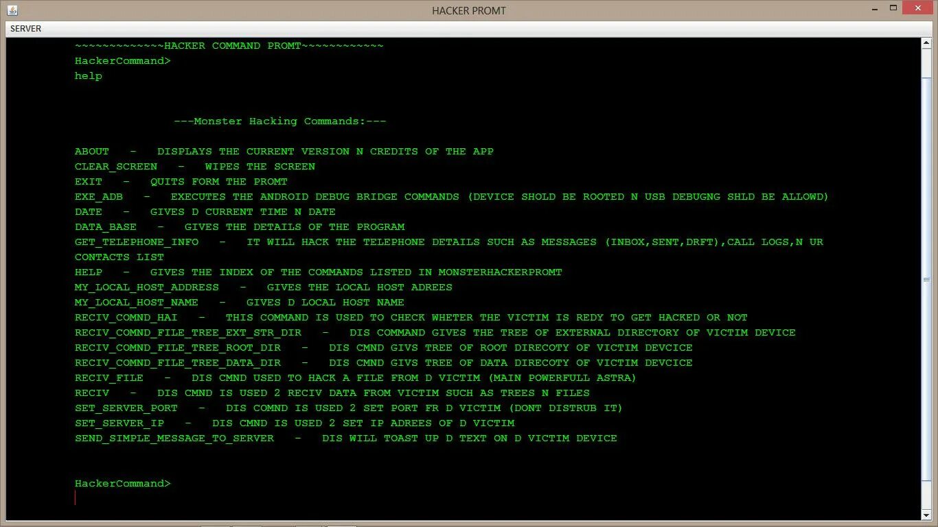 Command promt