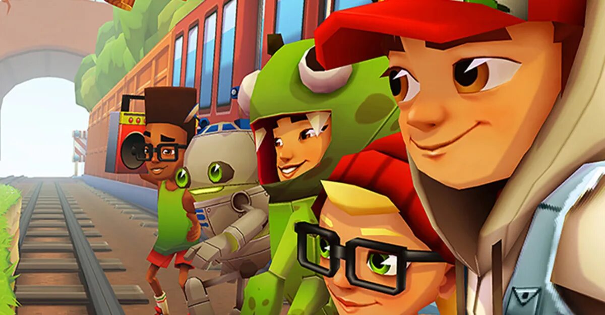 Какие игры у тебя есть самые. Сабвей серф. Игра Subway Surf. Сабвей Серферс. Subway Surfers 3.12.2.