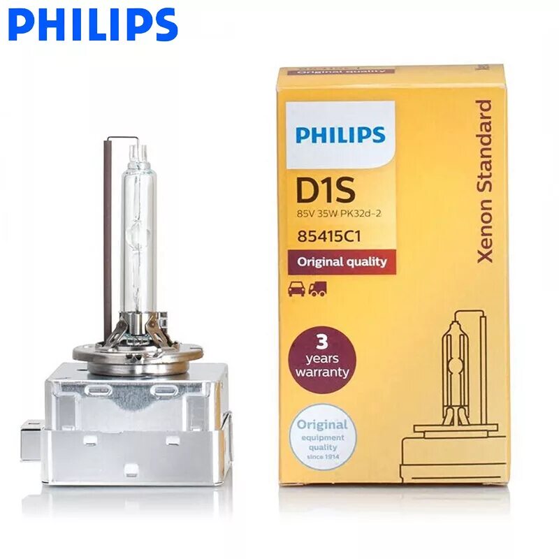Philips xenon. D1s ксенон Philips. Лампа ксенон Philips d1s 4300k 85415c1. D1s Philips 85415 vi. Автолампа Philips d1s 35 pk32d-2 Xenon Vision 4600k 85v 1,2 85415vis1.
