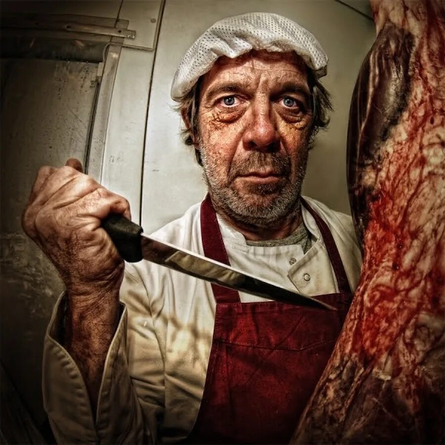 Лицо мясника. Лицо мясника