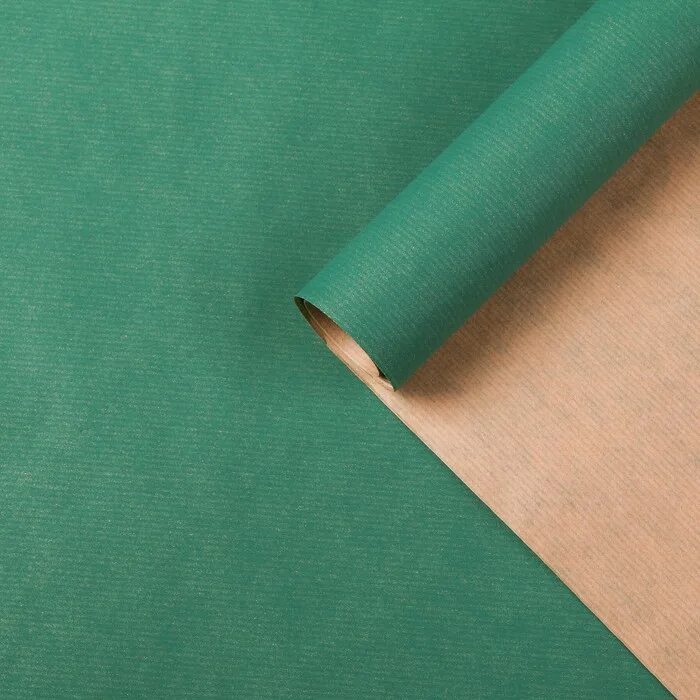 Бумага упаковочная крафт Uni Natura, 0.7 x 50 м темно-зеленый sw2523895299. Зеленая Оберточная бумага. Упаковочная бумага зеленая. Зеленая крафт бумага.