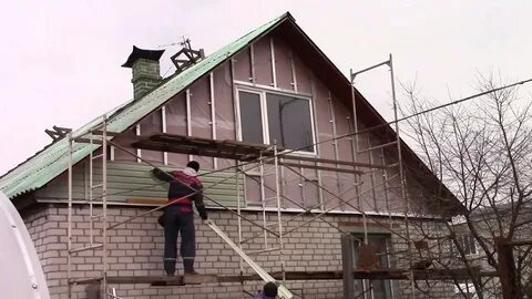 Дом сайдингом своими руками видео