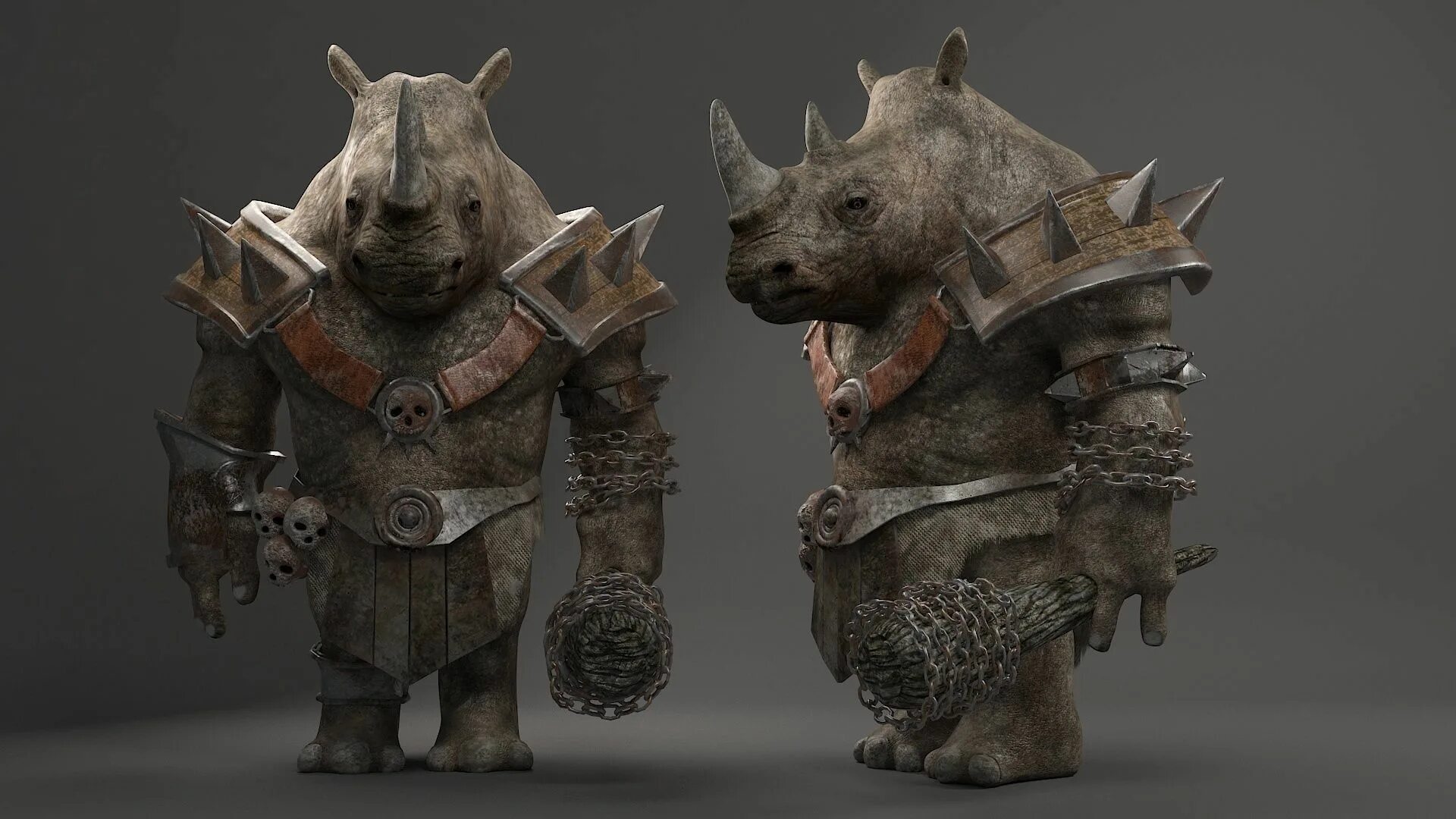 Боевой носорог. Rhino Warrior Art. Rhino character.