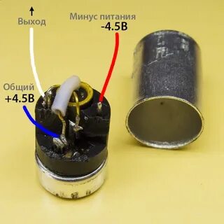 Подключение электретного микрофона