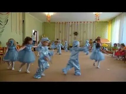 Танец капелек в детском саду подготовительная группа