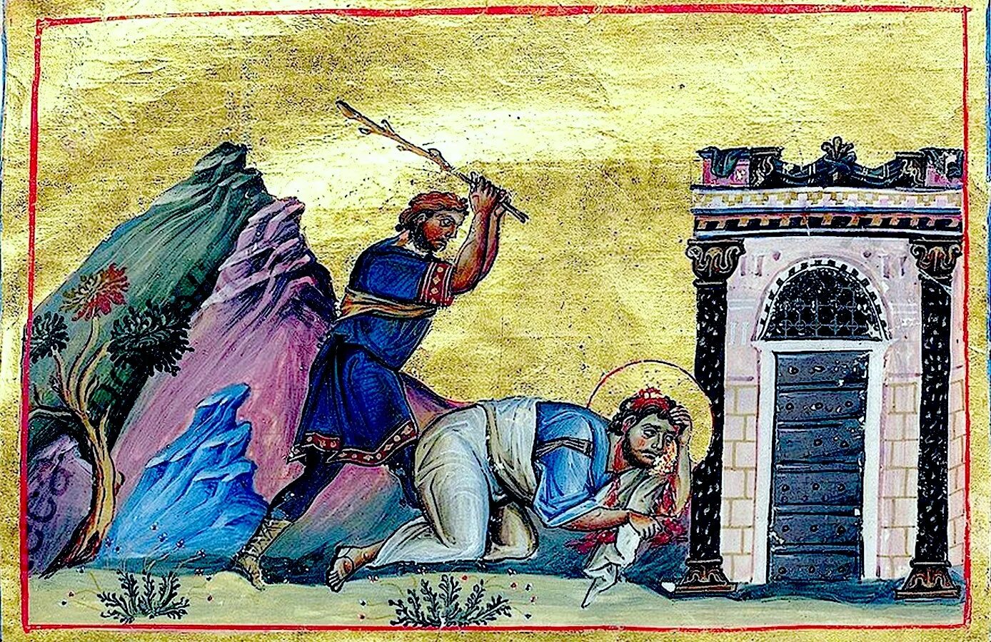Иаков младший. Иаков алфеев икона. апостол иаков алфеев. минологий василия ii. миниатюра минология василия ii. константинополь.