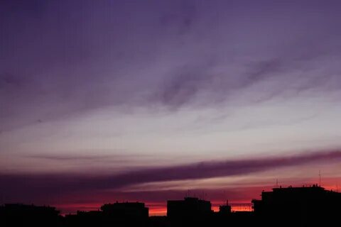 Небо в 6 утра