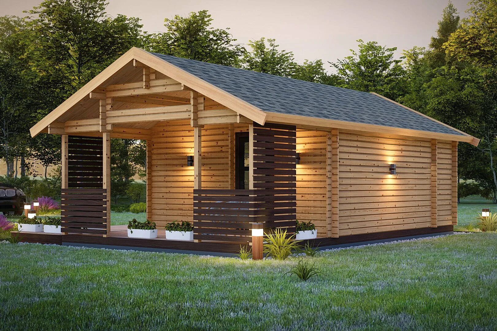 одноэтажный дачный дом. проекты дачных домиков. баня с беседкой из бруса 4х10. одноэтажный домик для дачи. одноэтажный дом 30 кв.