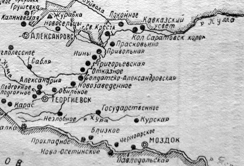 Александровская маршрут