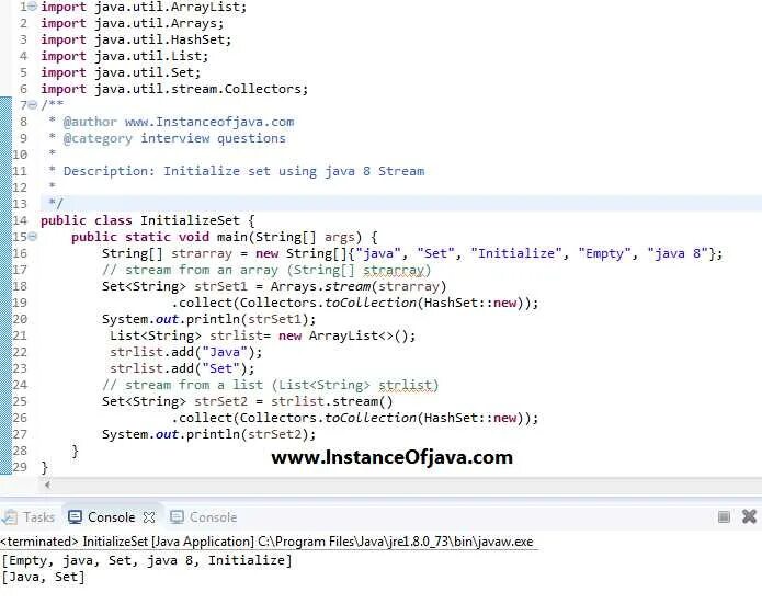 Instance of java. Java программирование с нуля. hashset java. массив java. уроки программирования java.