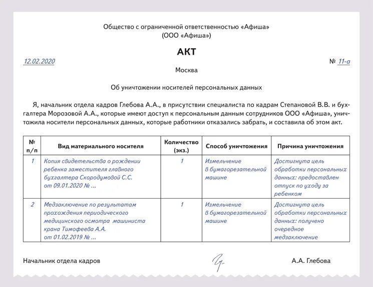 Списание документов с истекшим сроком хранения. Форма акта на уничтожение документов ДСП. Образец заполнения акта об уничтожении персональных данных. Акт уничтожения носителей персональных данных образец. Акт об уничтожении персональных данных клиента образец.