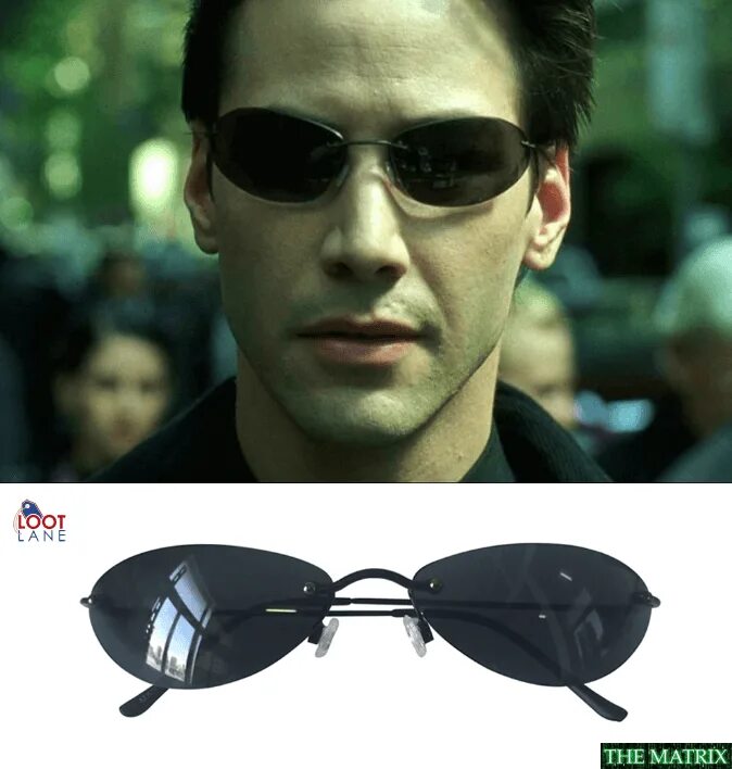 Четверо очков. Очки Matrix Neo. Киану Ривз очки. Очки Киану Ривз в матрице. Очки матрица очки Нео.