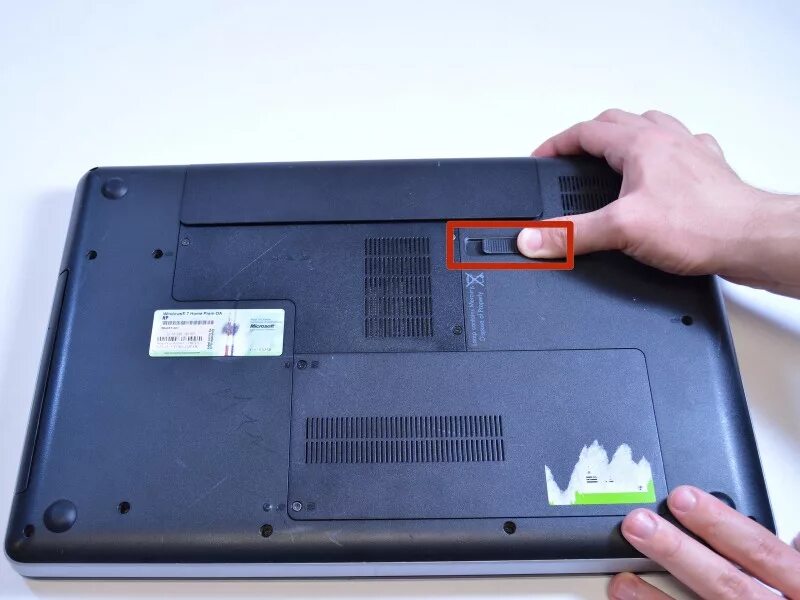 Замена жесткого диска (HDD) в ноутбуке HP G62-223CL