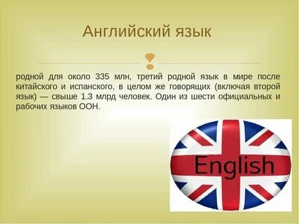 Английский язык происхождение английских слов