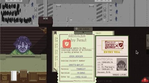 Papers please режимы