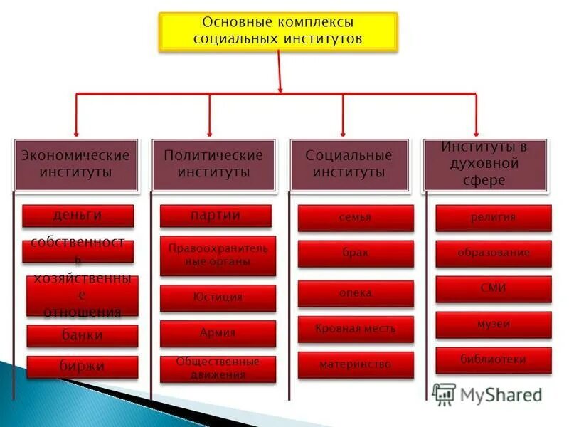 Государственные общественные институты управления