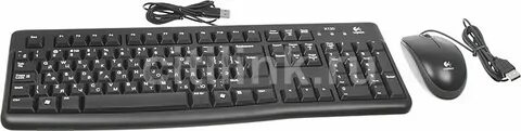 Комплект клавиатура мышь logitech mk120 usb