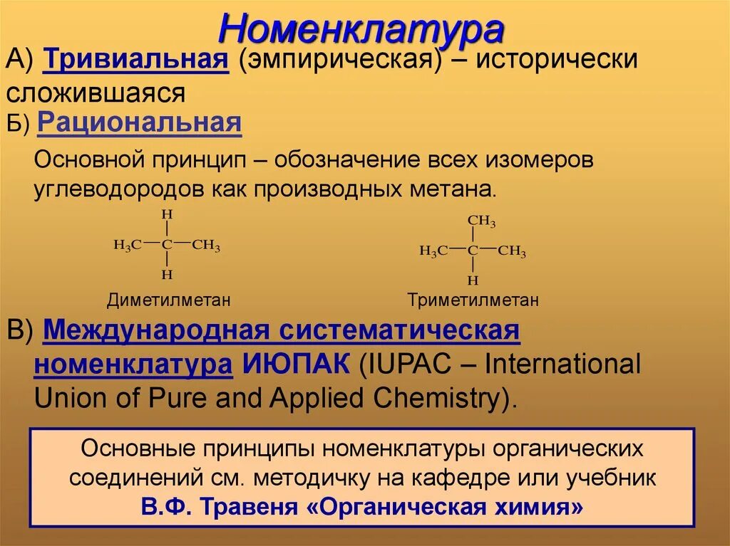 Международная и рациональная номенклатура. Основные номенклатуры органических соединений. Номенклатура ИЮПАК органических соединений. Номенклатура органических веществ таблица. Систематическая номенклатура органических веществ.