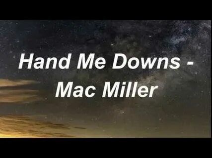 Hand me down