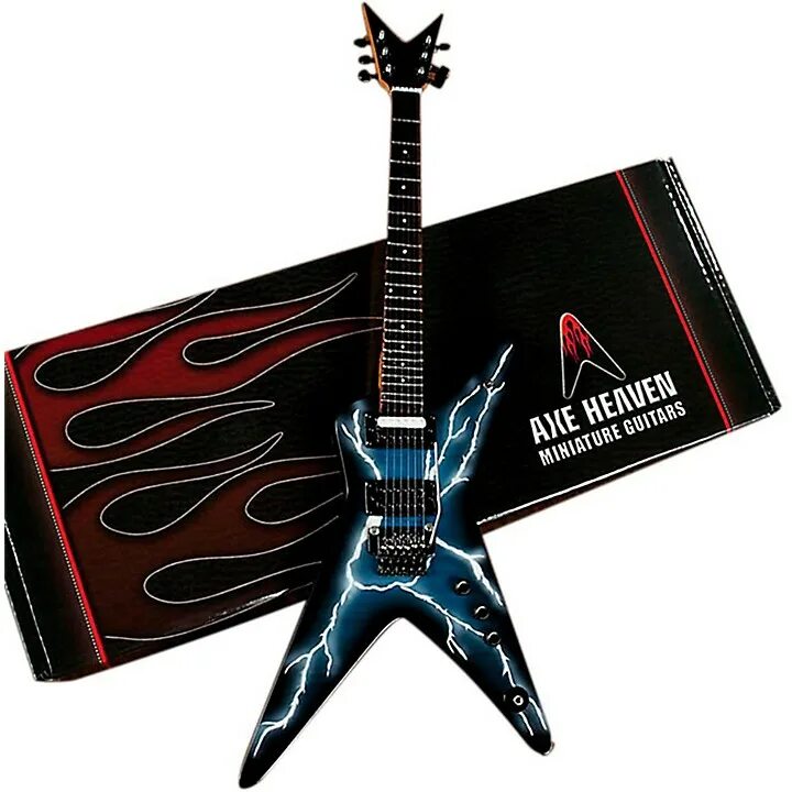 Axe Heaven Miniature Guitars. Электрогитара молния. Электрогитара молния-1. Рок гитара молния.
