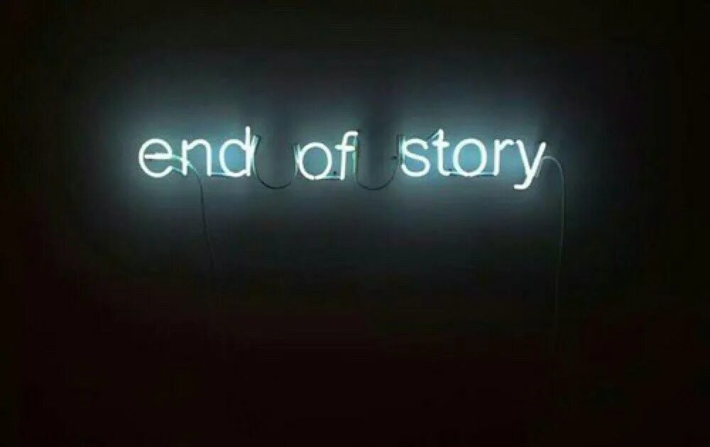 Check to the end. Неоновая надпись the end. the end картинка. заставка the end. the end надпись.