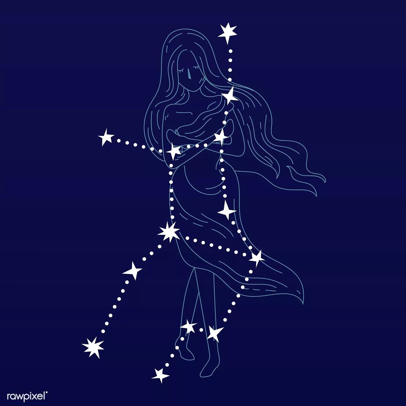 Зодиак дева звезда. Дева virgo созвездие.