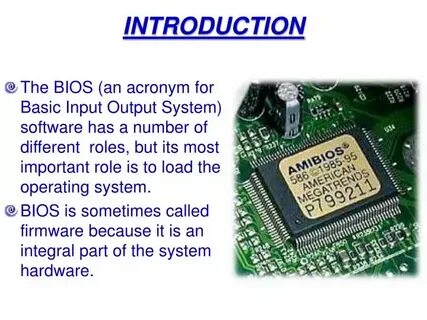 Basic input output
