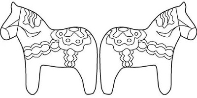 животные из картона шаблон на новый год