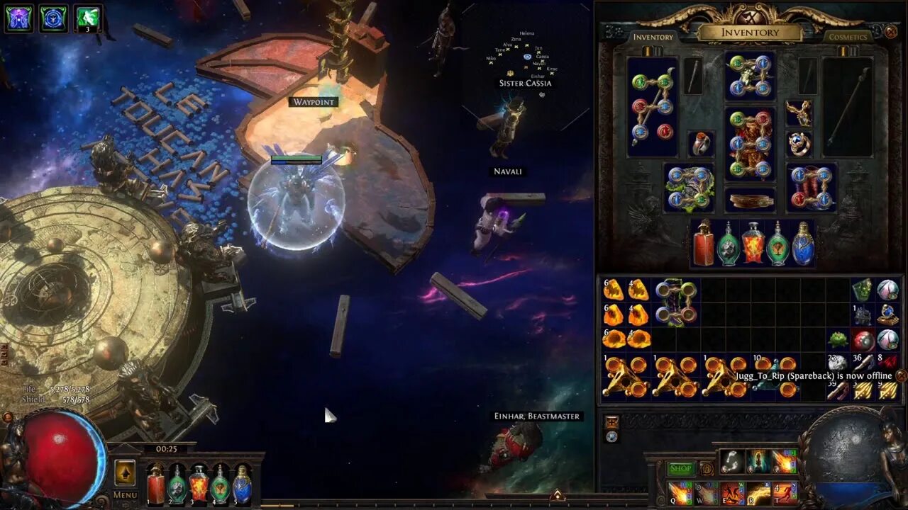 Poe boots with movement speed recipe