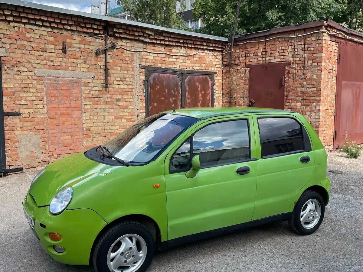 Chery QQ / Sweet 2006. Chery Sweet (QQ) 0.8 AMT, 2006, 117 000 км. Матиз машина. Черри зеленая машина.