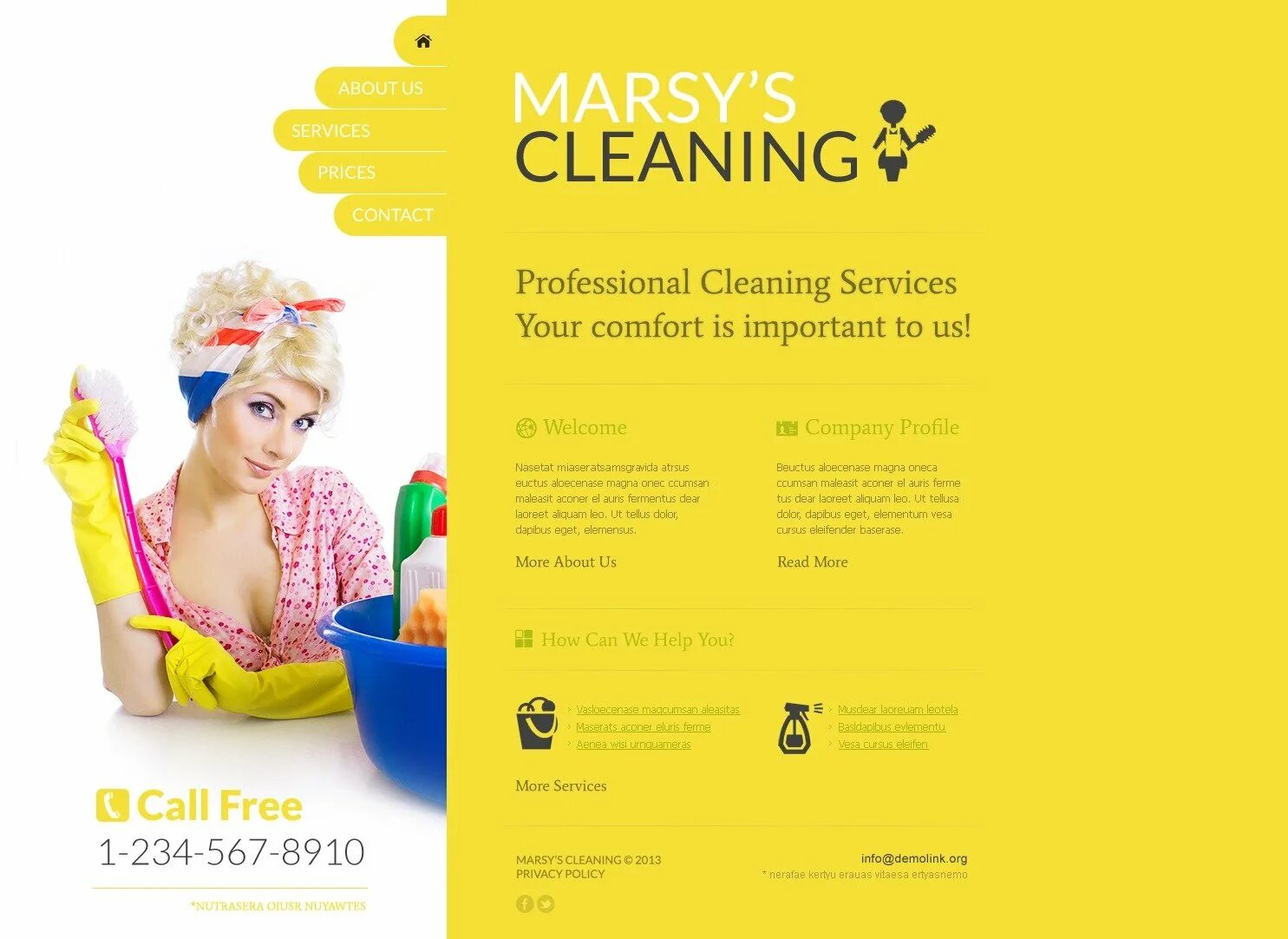 Макет клининговой компании. Шаблон сайта клининг. H-cleaning web site. Cleaning template. Tip для контакт.