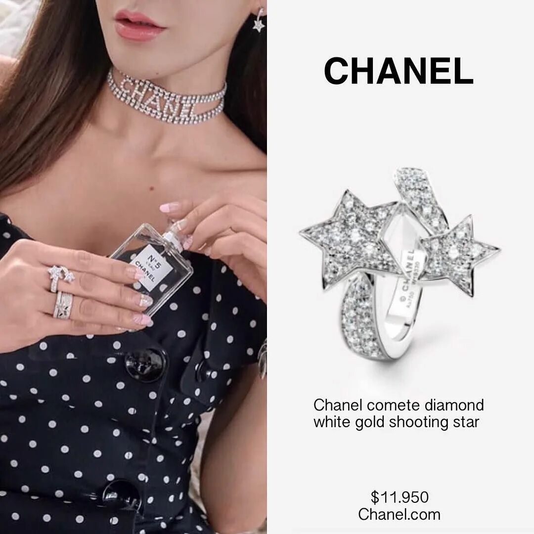 Chanel comete. Comete ювелирные украшения Chanel. Кольцо Chanel Comete Star Diamond Ring j0387.