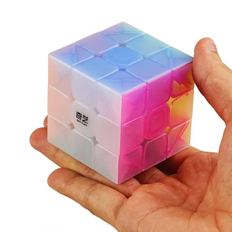 Jelly cube. QIYI Cube Jelly. Магический куб 3x3. Прозрачные кубики. Магический кубик головоломка.