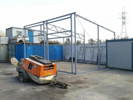 Каркас для гаража из сэндвич панелей