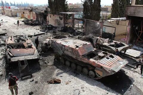 Видео боев танков в сирии