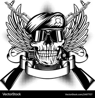 Soldiers Two Guns Vector Images (over 210)