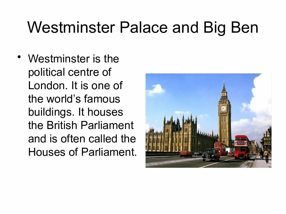 Text about london