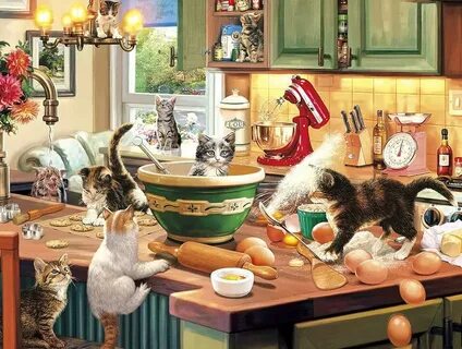 Is the cat in the kitchen