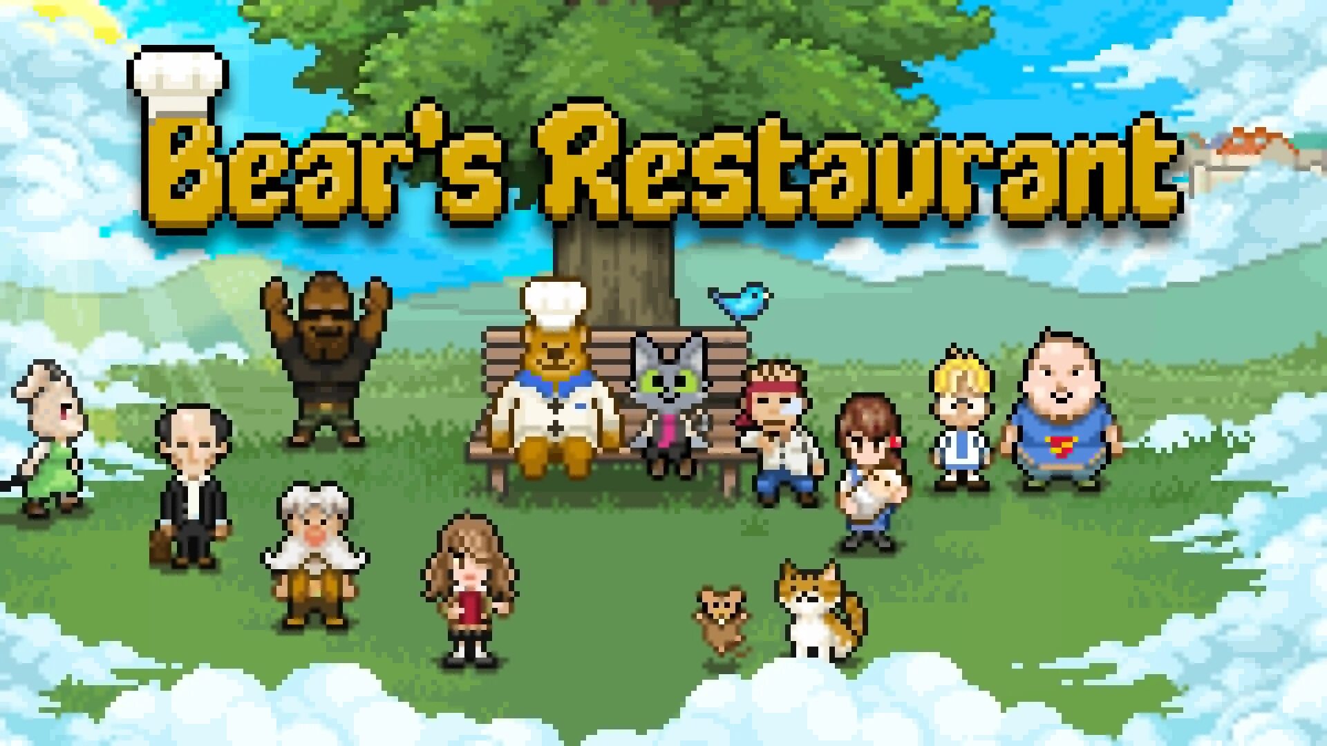 Мишка игра бары. Медвежий ресторан. Игра Bear. Bearsresto. Bear's Restaurant game Art.