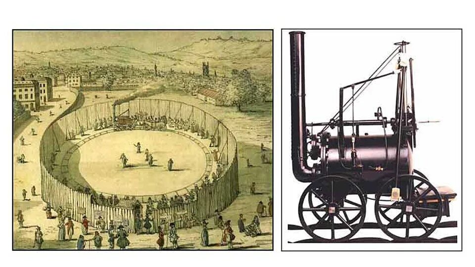 Первый паровоз Ричарда Тревитика. 1804 Году Ричардом Тревитиком. Паровой автомобиль Ричарда Тревитика.