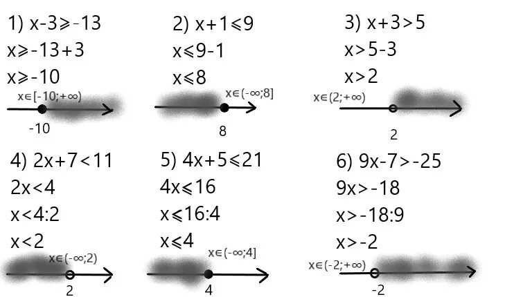 2 х меньше 5х 8