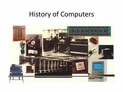 History of computers