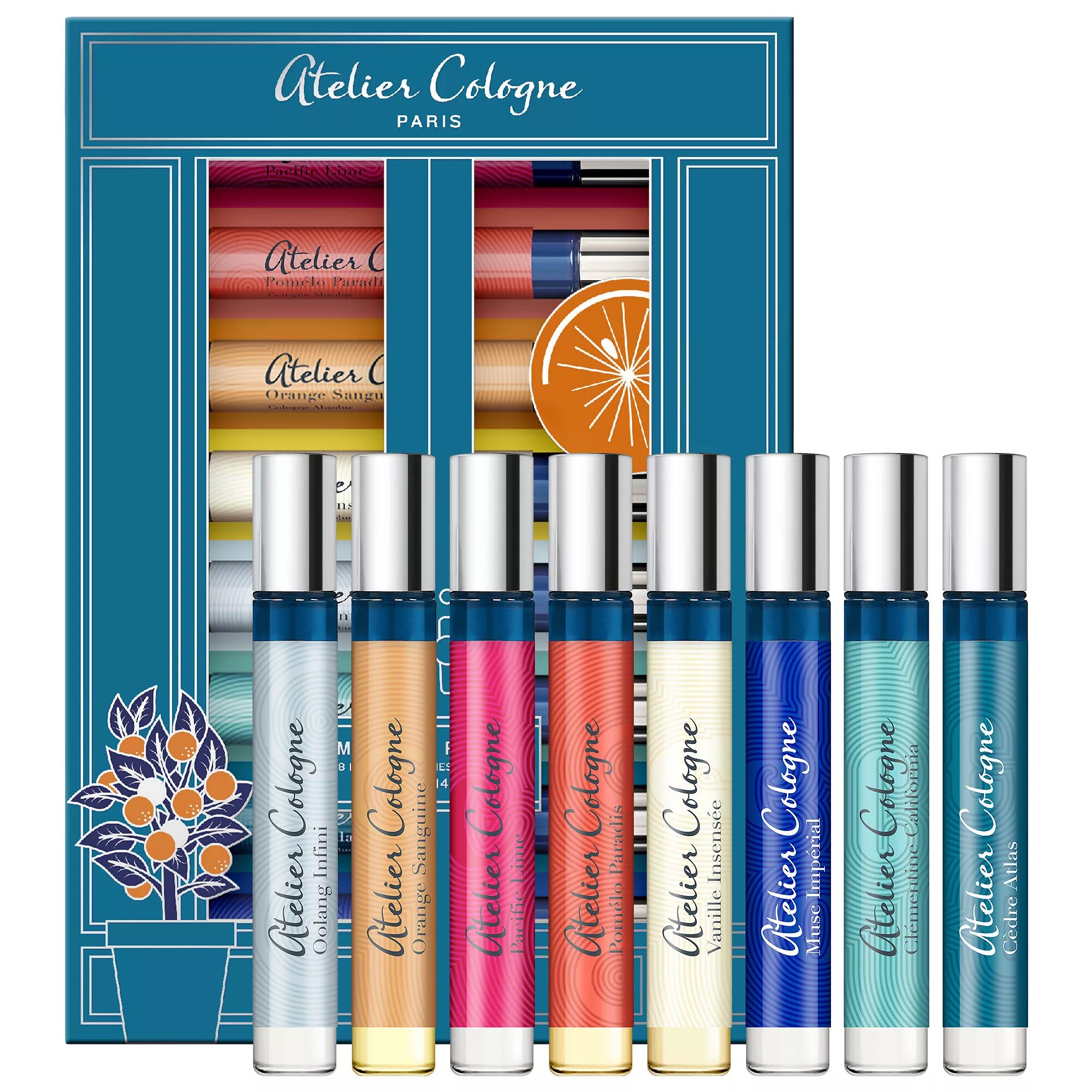 Atelier Cologne Set 5*10ml (Pacific Lime, Orange Sanguine, Vanille Insensee, Clementine California, Cedre Atlas). Atelier Cologne 10ml. Atelier Cologne 8 мл. Atelier Cologne набор миниатюр. Ательер отзывы