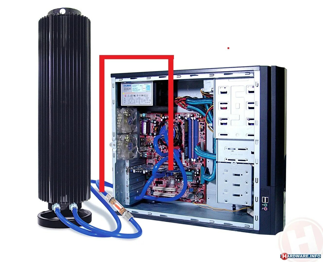 На холодную работает охлаждение. Zalman reserator 1 plus. zalman reserator 1. водяное охлаждение zalman. zalman reserator 2.
