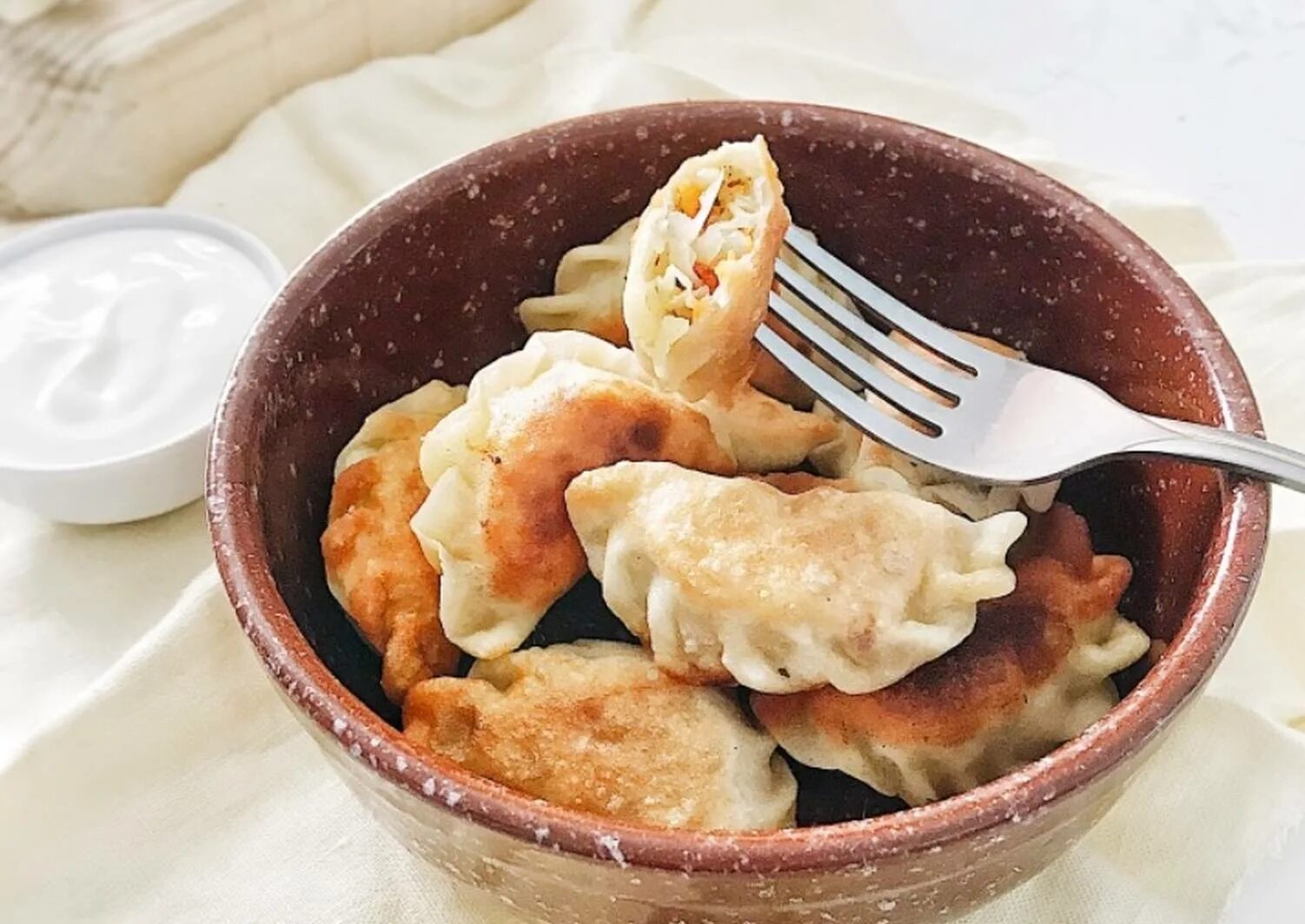 Жареные вареники с картошкой - пошаговый рецепт с фото на Повар.ру