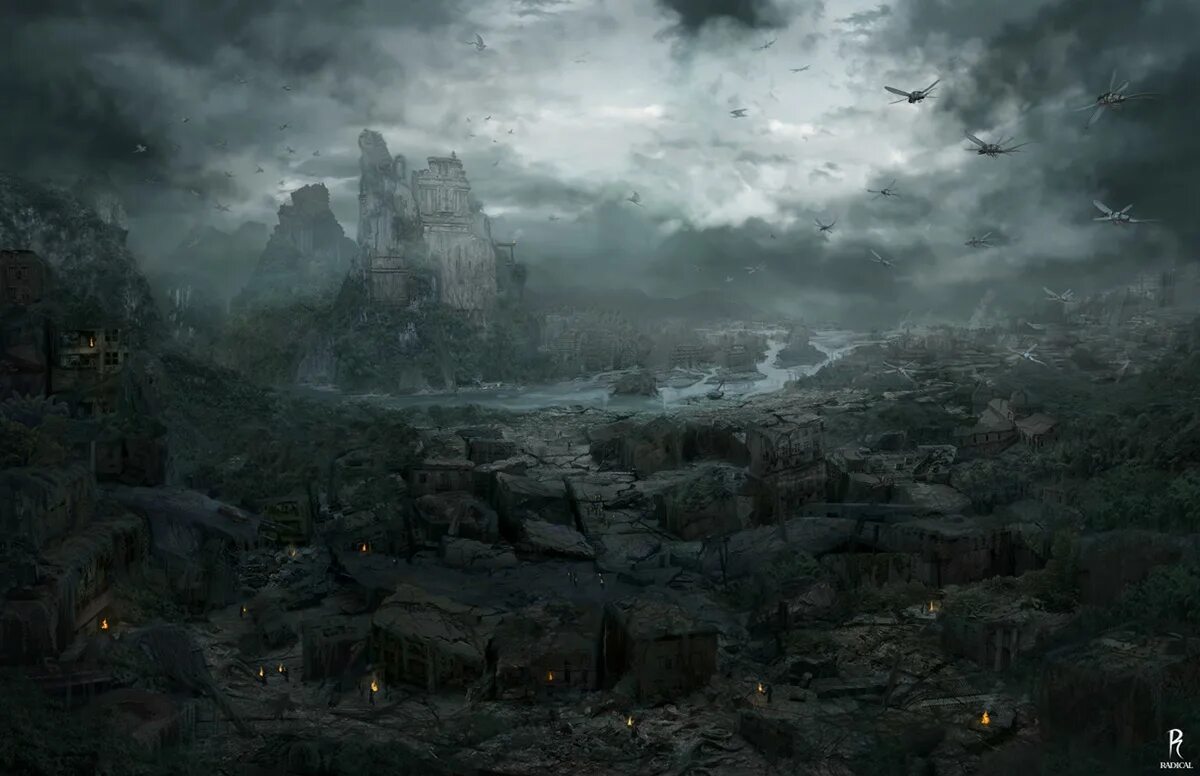 We come to ruins